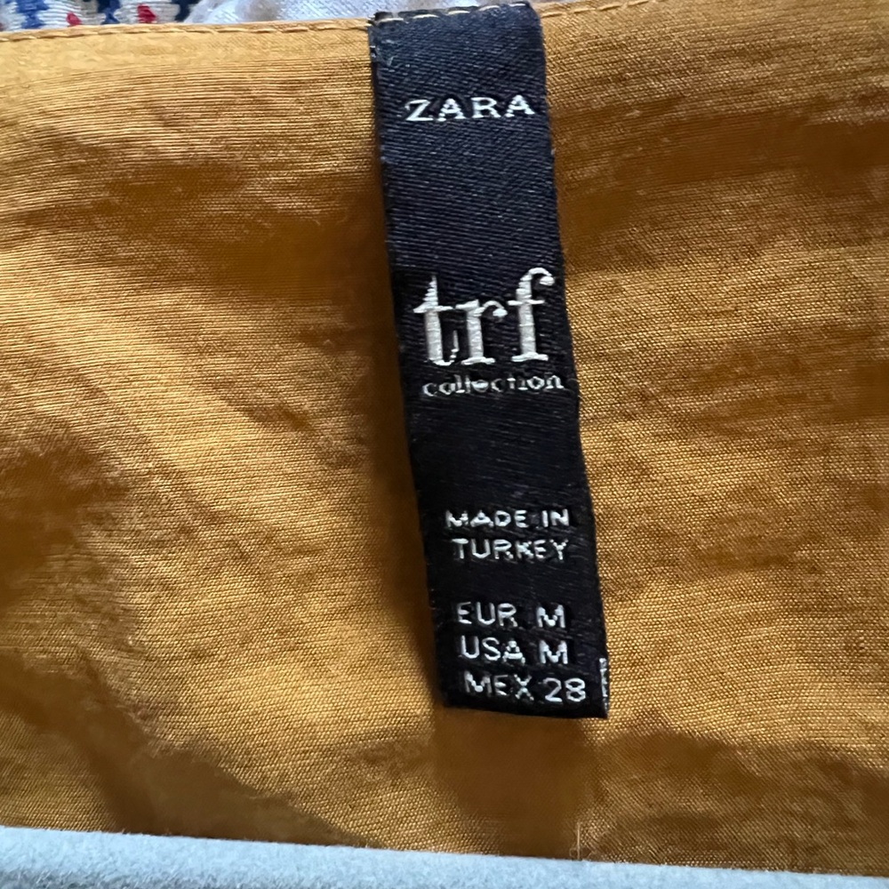 Zara Mustard Wrap & Tie Button-Down Dress - Picture 3 of 4